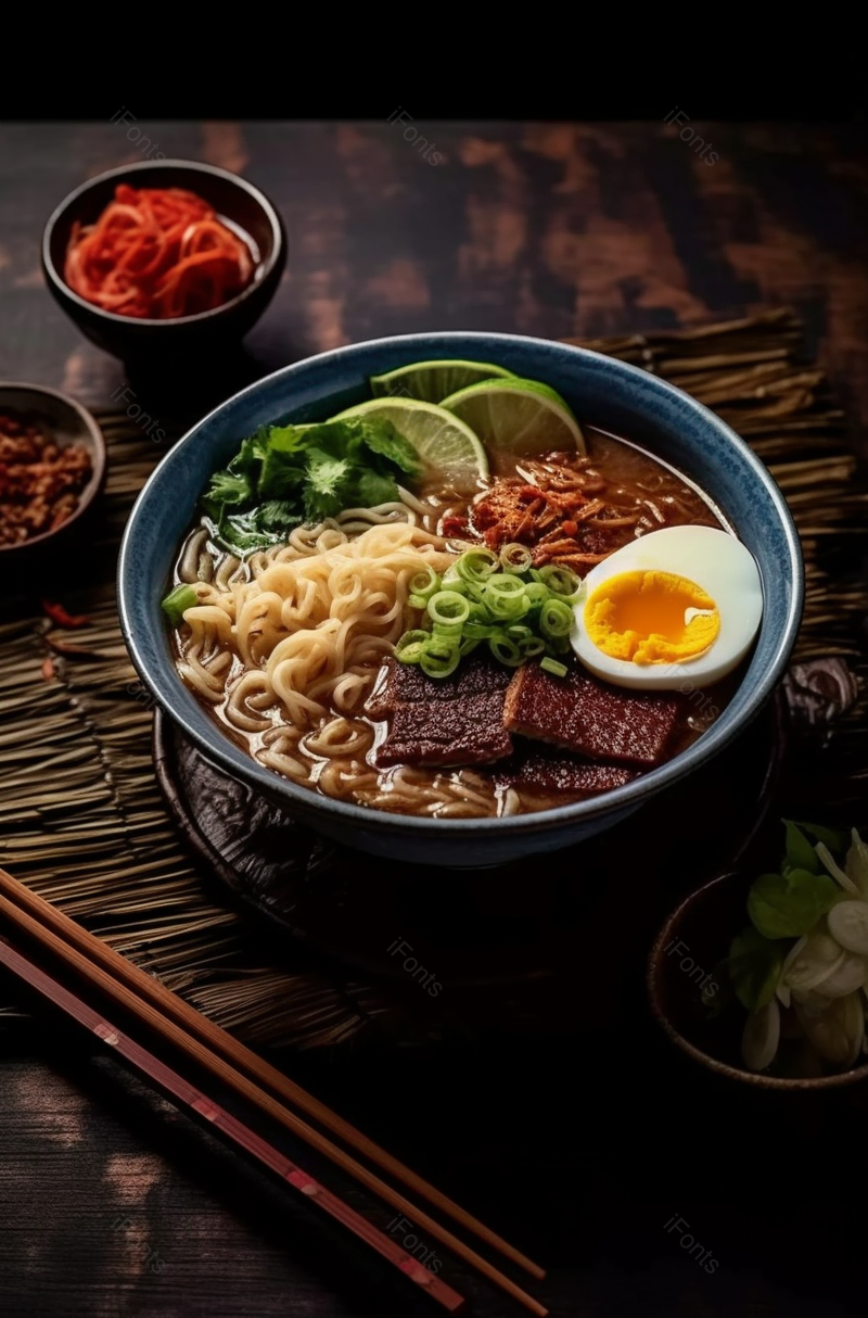 北方面食面汤高汤溏心蛋饮食小吃实拍图,高清,摄影图,摄影图片,图片大全,摄影图免费下载
